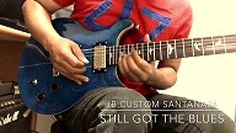 Gary moore-still got the blues(solo cover) JB Custom shop "SANTANA24"