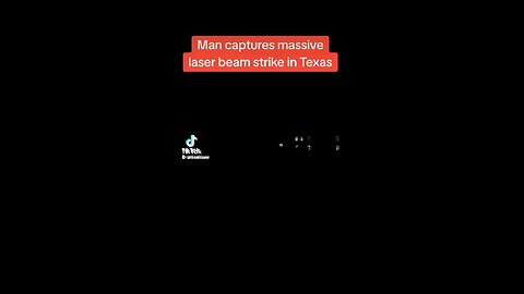 direct energy weapon over Texas