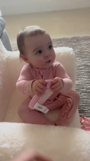 Baby Thinks Dada Is Calling And Answers