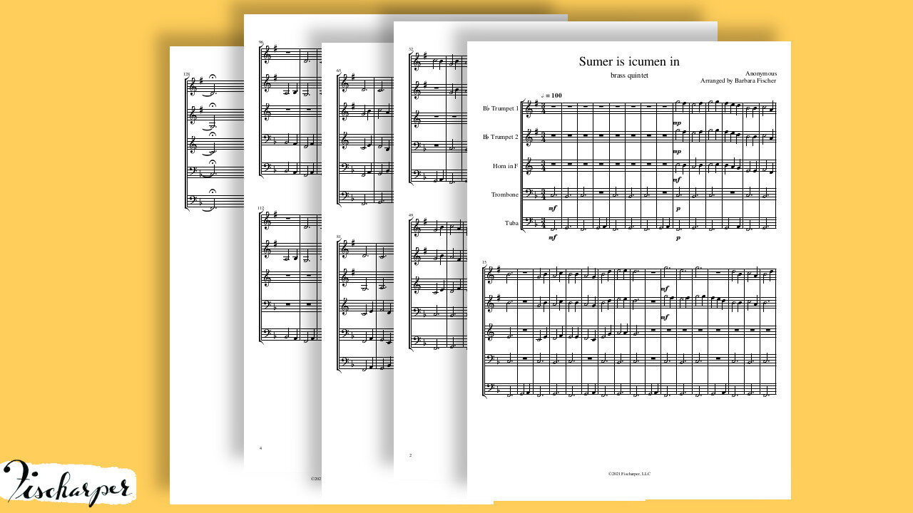 Sumer is icumen in // brass quintet arrangement