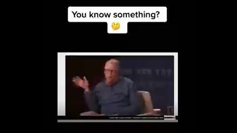 BILL GATES ADMITS THE TRUTH.