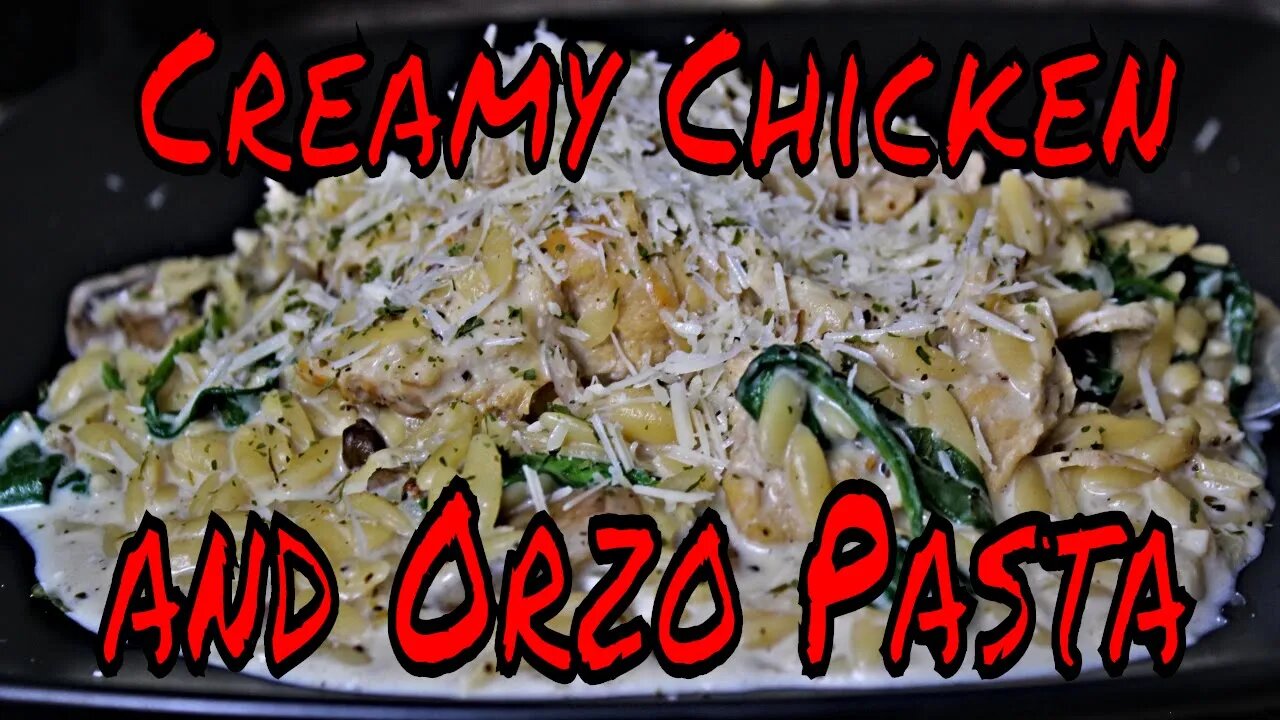 Creamy Chicken and Orzo pasta