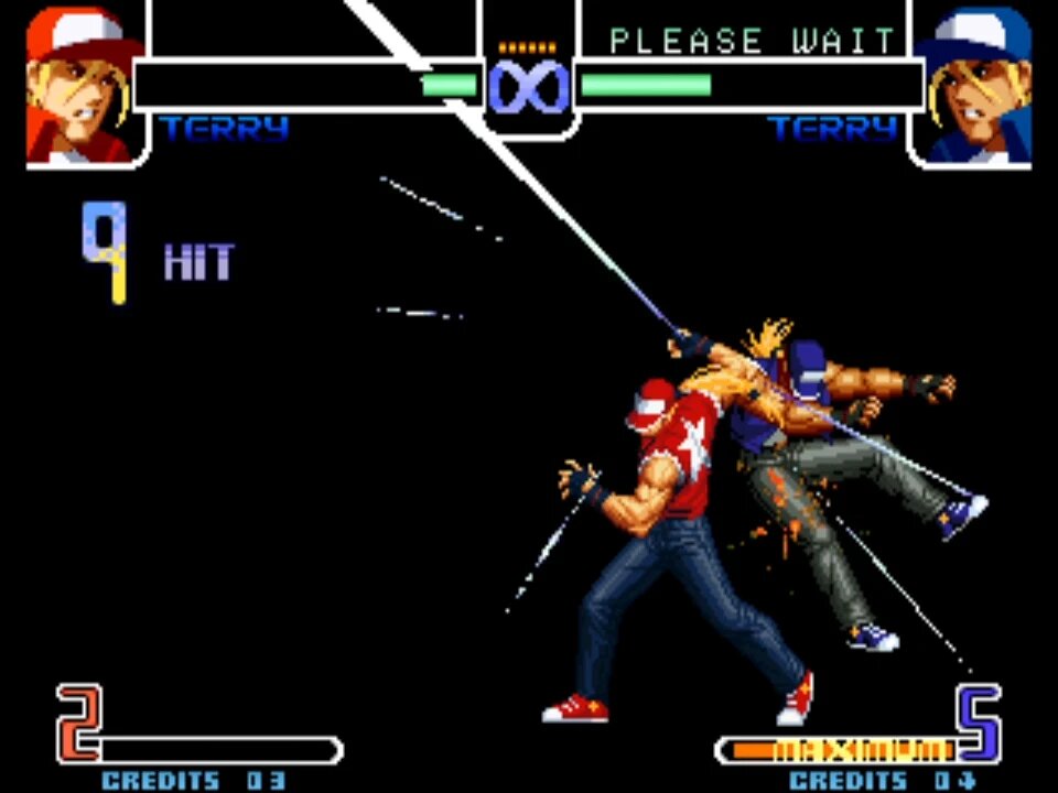 The King of Fighters 2002 Hack (KOF 2002, Neogeo arcade), Terry Changes 1, ザ・キング・オブ・ファイターズ 2002