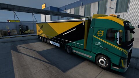 Eurotrucksimulator 2. Mit dem LKW durch Europa Auf der Pro Mod mit guter Musik.