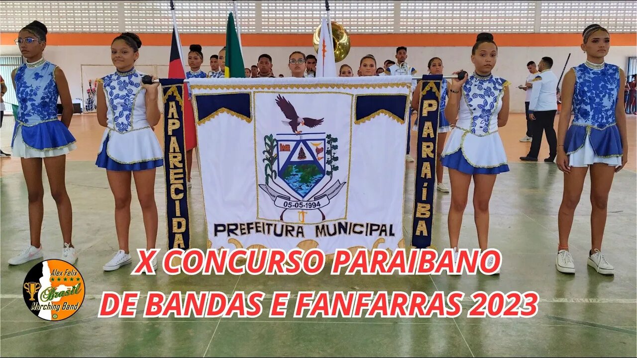 BANDA DE MUSICA MUNICIPAL DE APARECIDA 2023 NO X CONCURSO PARAIBANO DE BANDAS 2023 - AMERIFA - PB.