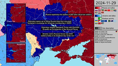 145: Ukraine opens up for ceasefire and giving up land!