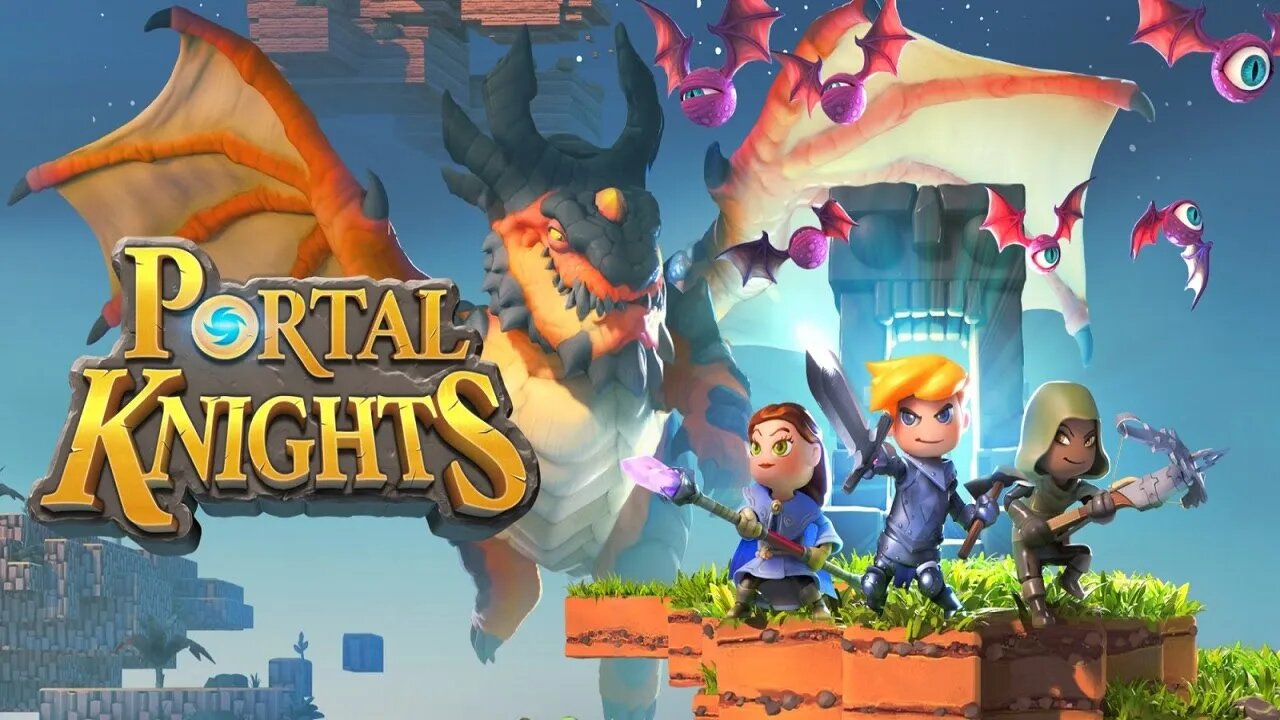 GAMES WITH GOLD - UM MINECRAFT EM HD!!! PORTAL KNIGHTS (AO VIVO)