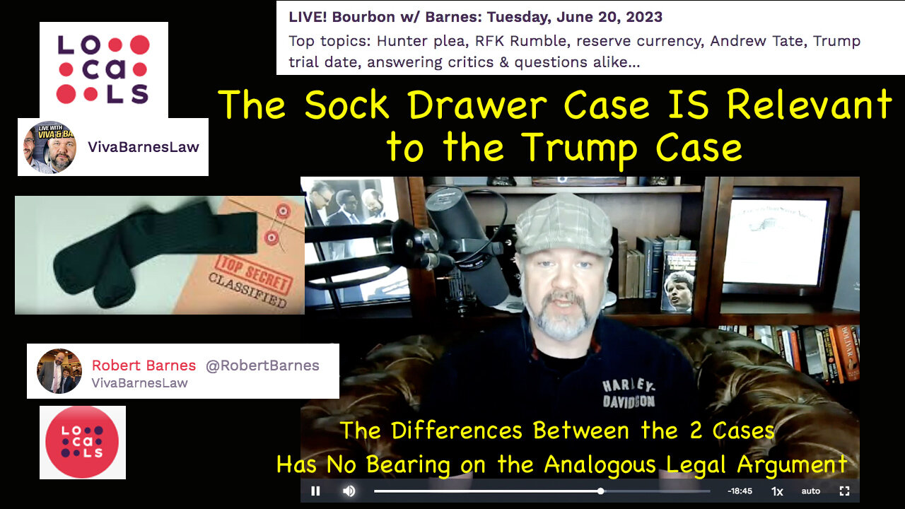 Clinton Sock Drawer Case IS Relevant to the Trump Case