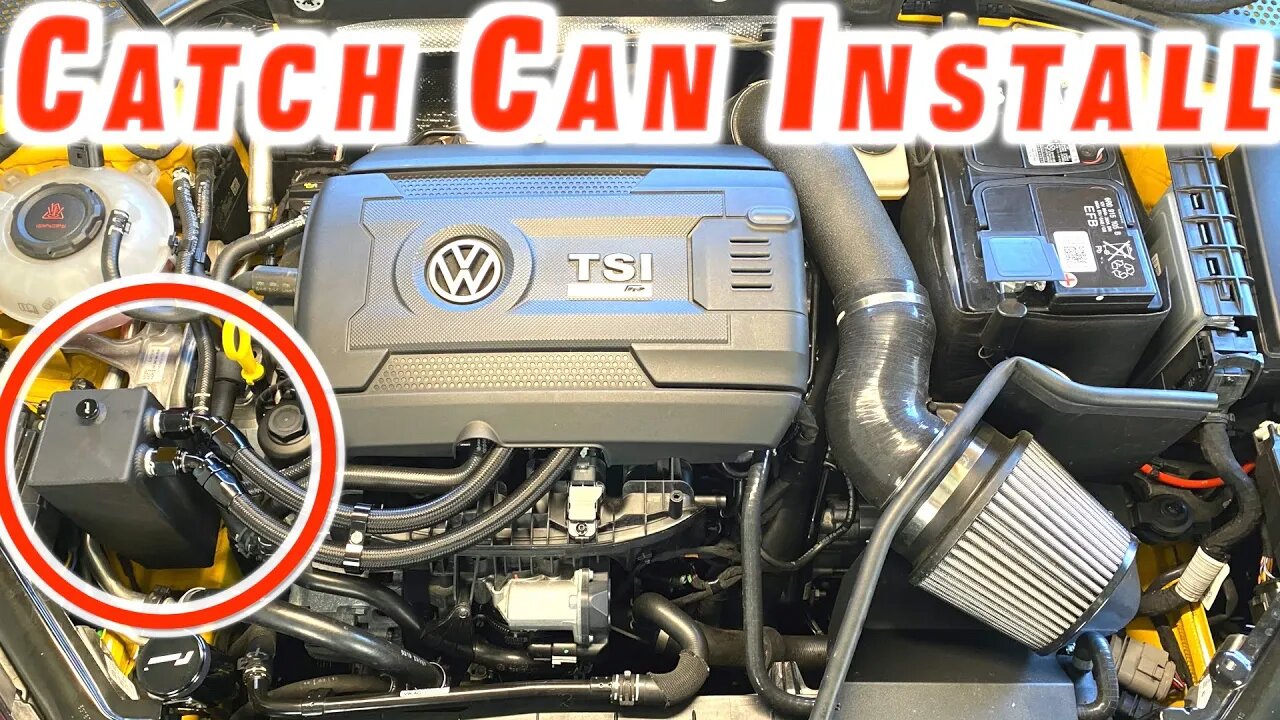 Golf R Oil Catch Can Install ~ MK7, MK7.5 MQB