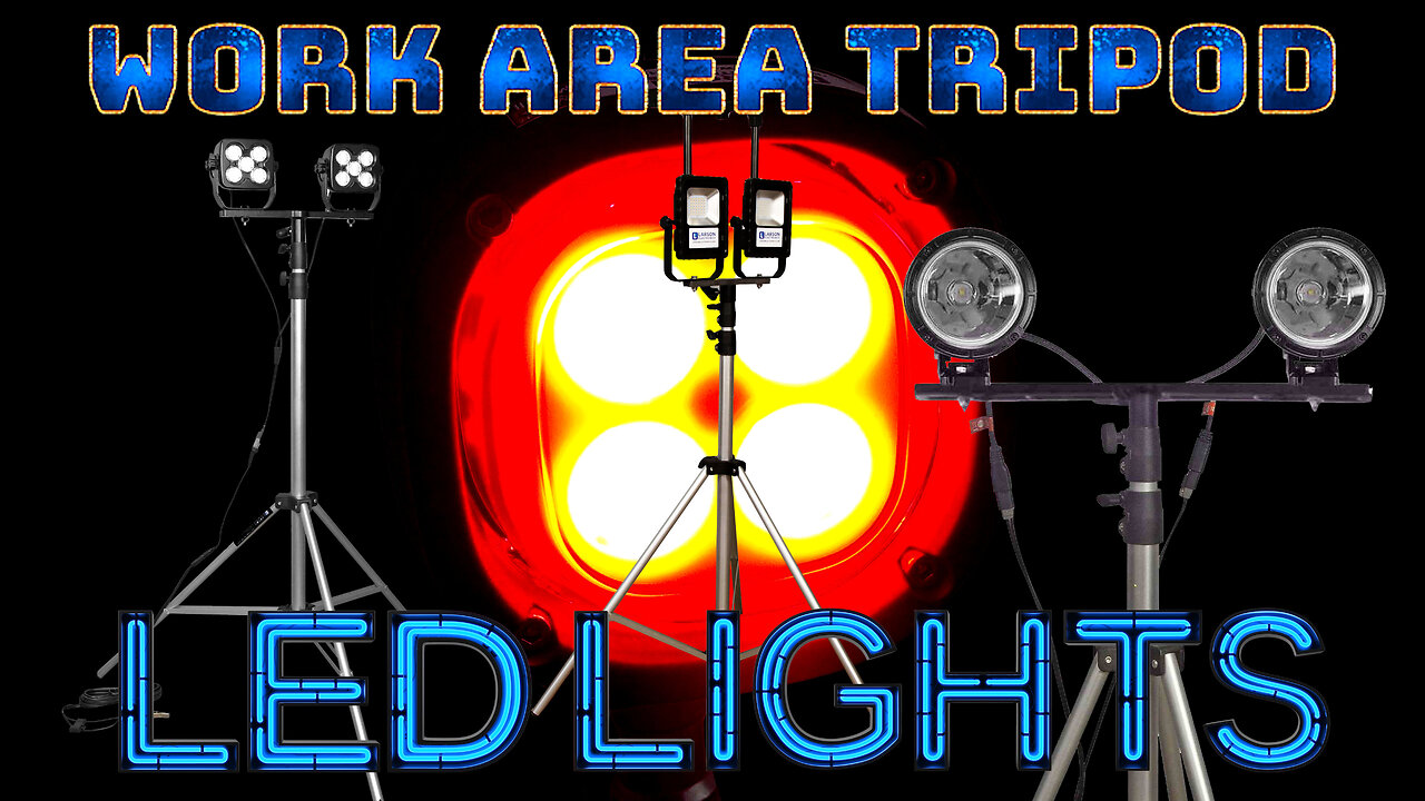 LED Work Area Industrial Tripod Lighting