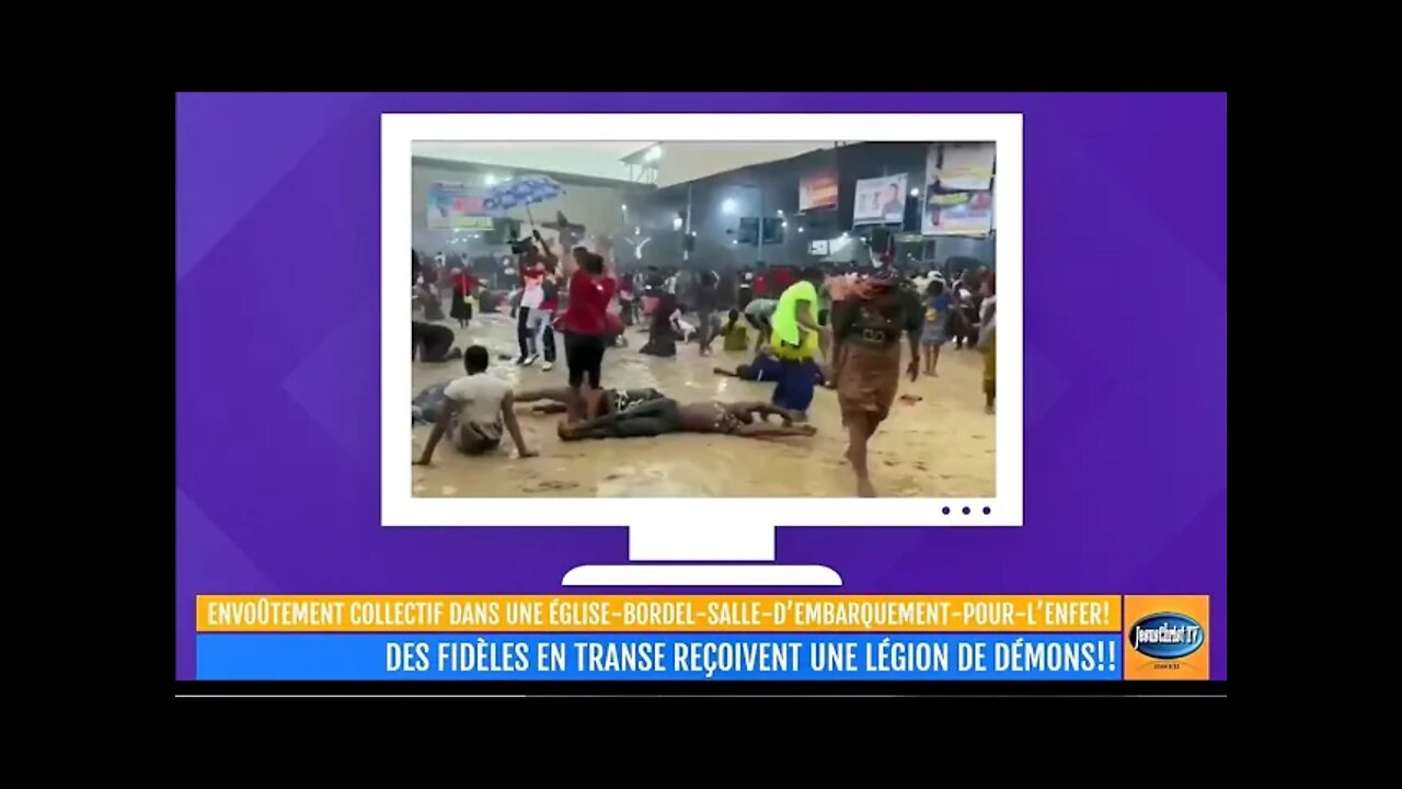 ENVOÛTEMENT COLLECTIF DANS 1 ÉGLISE-BORDEL⚠️DES FIDÈLES EN TRANSE REÇOIVENT UNE LÉGION DE DÉMONS!