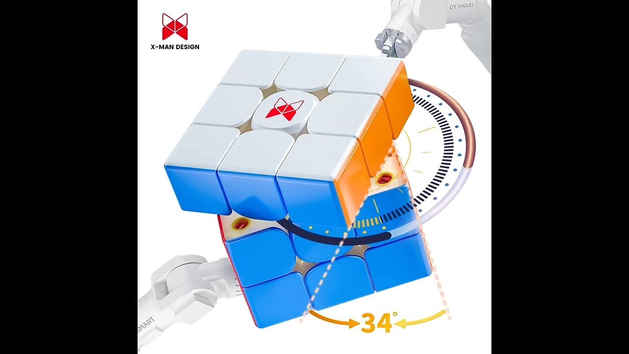 QiYi X-Man Tornado V3M 3x3 Flagship Version Magnetic Magic Speed Cube