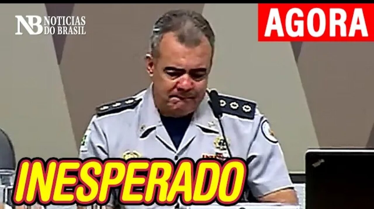 AGORA: CORONEL JORGE NAIME CHORA EMOCIONADO NA CPMI E SESSÃO É SUSPENSA