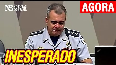 AGORA: CORONEL JORGE NAIME CHORA EMOCIONADO NA CPMI E SESSÃO É SUSPENSA