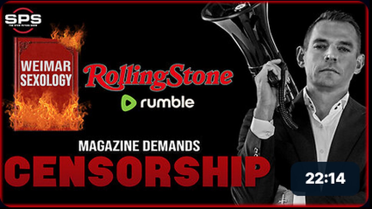 Rolling Stone TARGETS Stew Over Weimar TRUTH: Pressures Rumble To CENSOR Interview