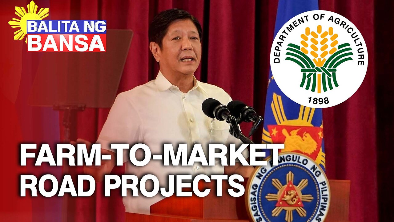 PBBM, iniutos sa DA ang pagsasaprayoridad sa farm-to-market road projects