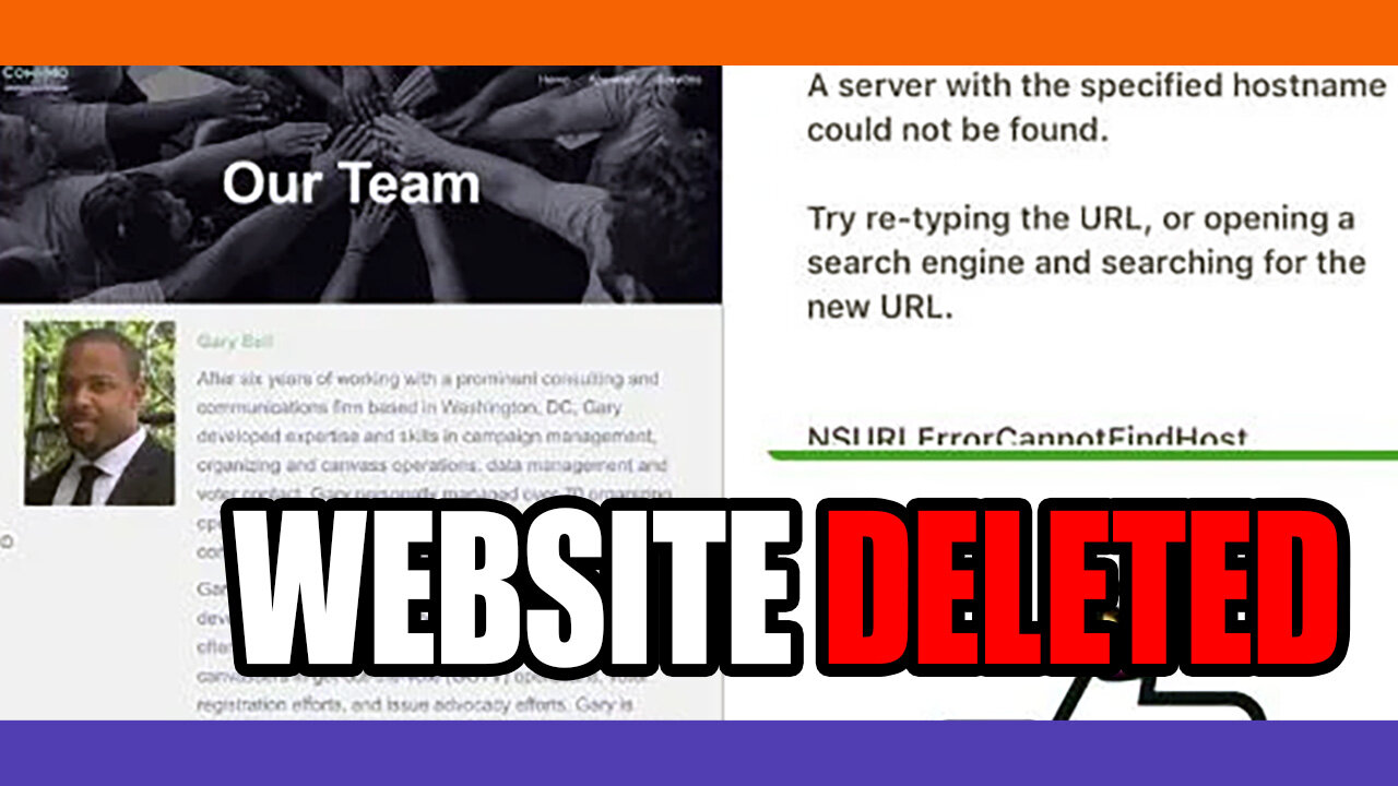 Gary Bell's Current Employer Takes Down Entire Website