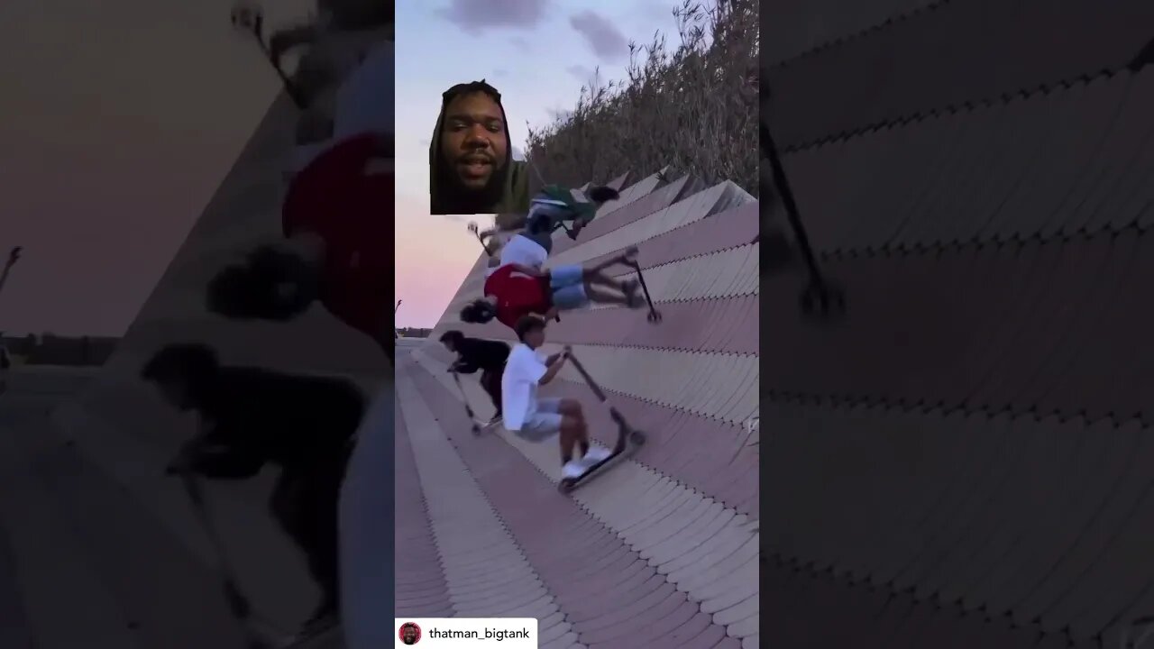 @thatman_bigtank S/o the Scooter Bros 💯 #explore #explorepage #dude #scooter #skate #reels