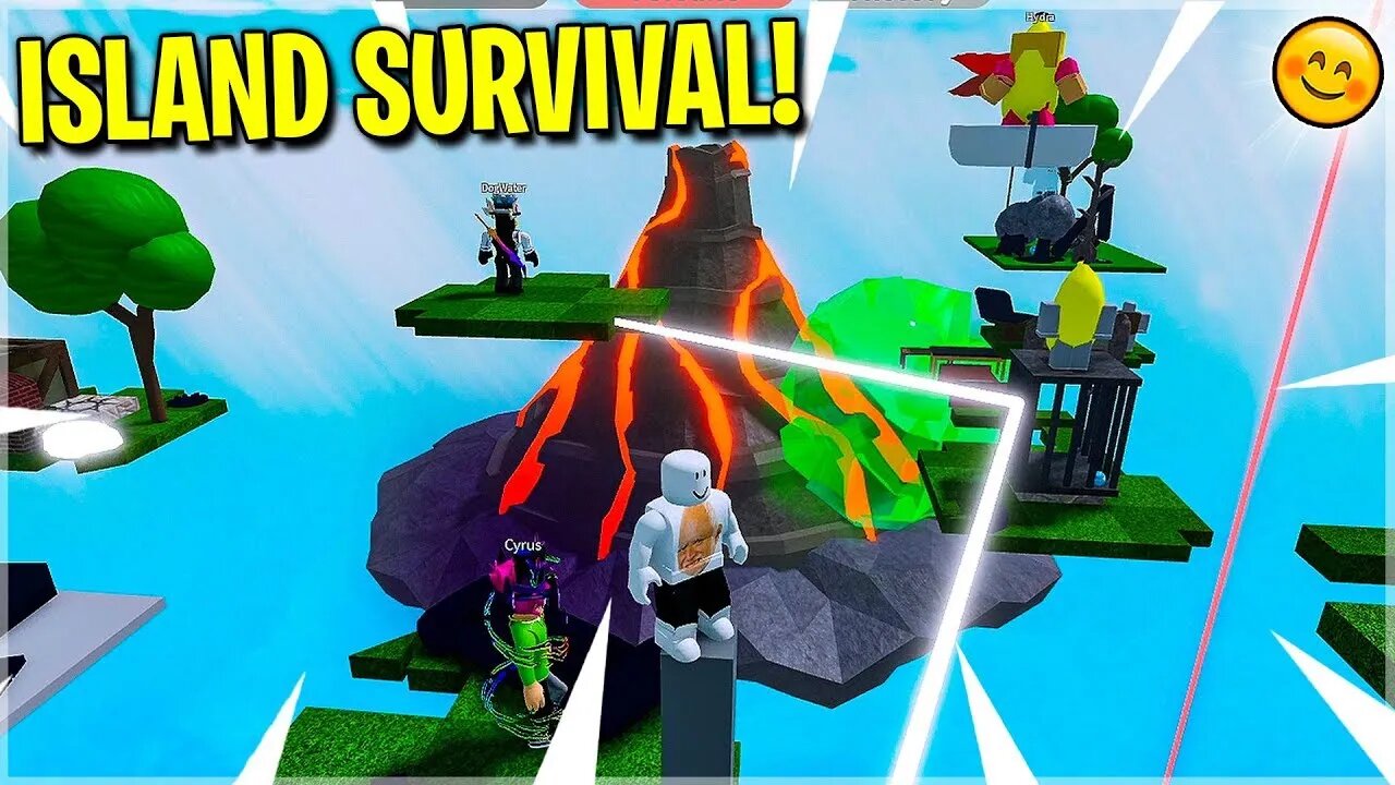 Roblox Criei uma super ilha no mar e salvei um amigo de afogamento [UPD🏝️]Desert island survival