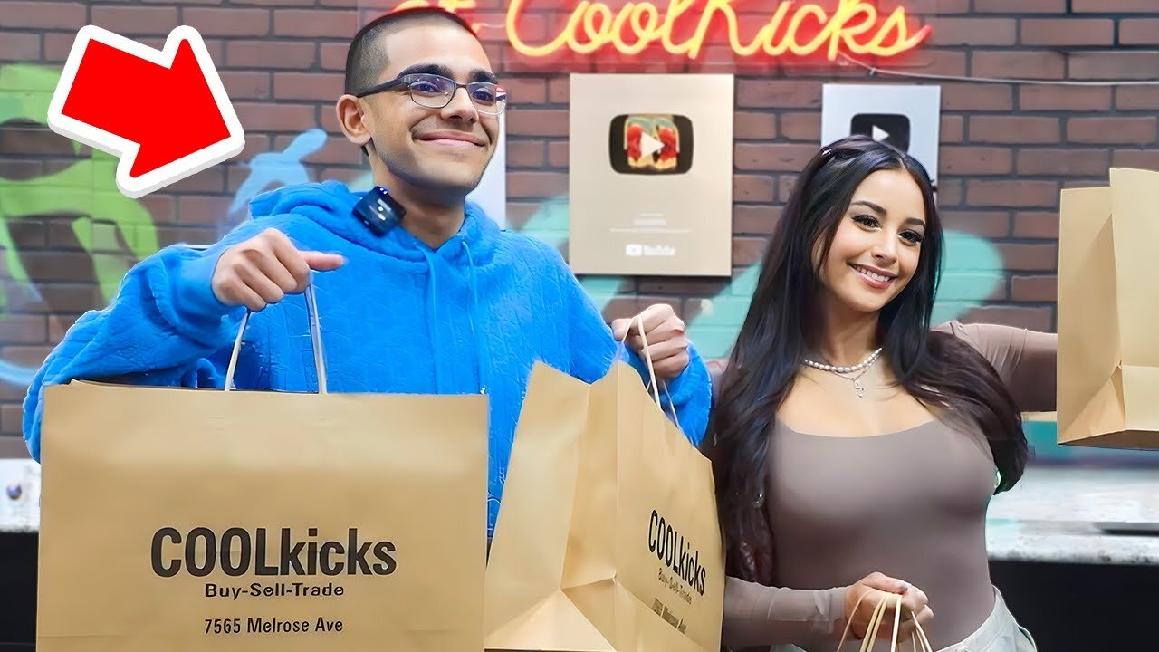 N3on Spends $10,000 On Sam Sneaker Shopping..