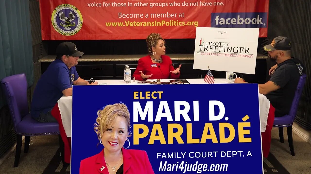 Mari Parladè candidate for Clark County Family Court Department A on the Veterans In Politics talk