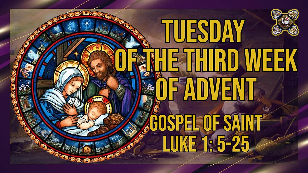 Comments on the Gospel of the Tuesday of the Third Week of Advent Mt 1: 18-25