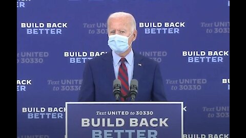 Patriotic heckler calls Biden a pedophile to his face! 😂 Sept. 7, 2021