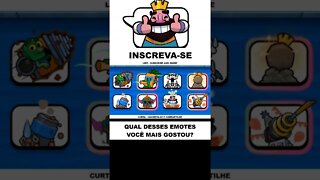 TODOS OS EMOTES CLASH ROYALE PARTE 1