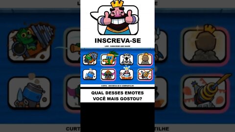 TODOS OS EMOTES CLASH ROYALE PARTE 1