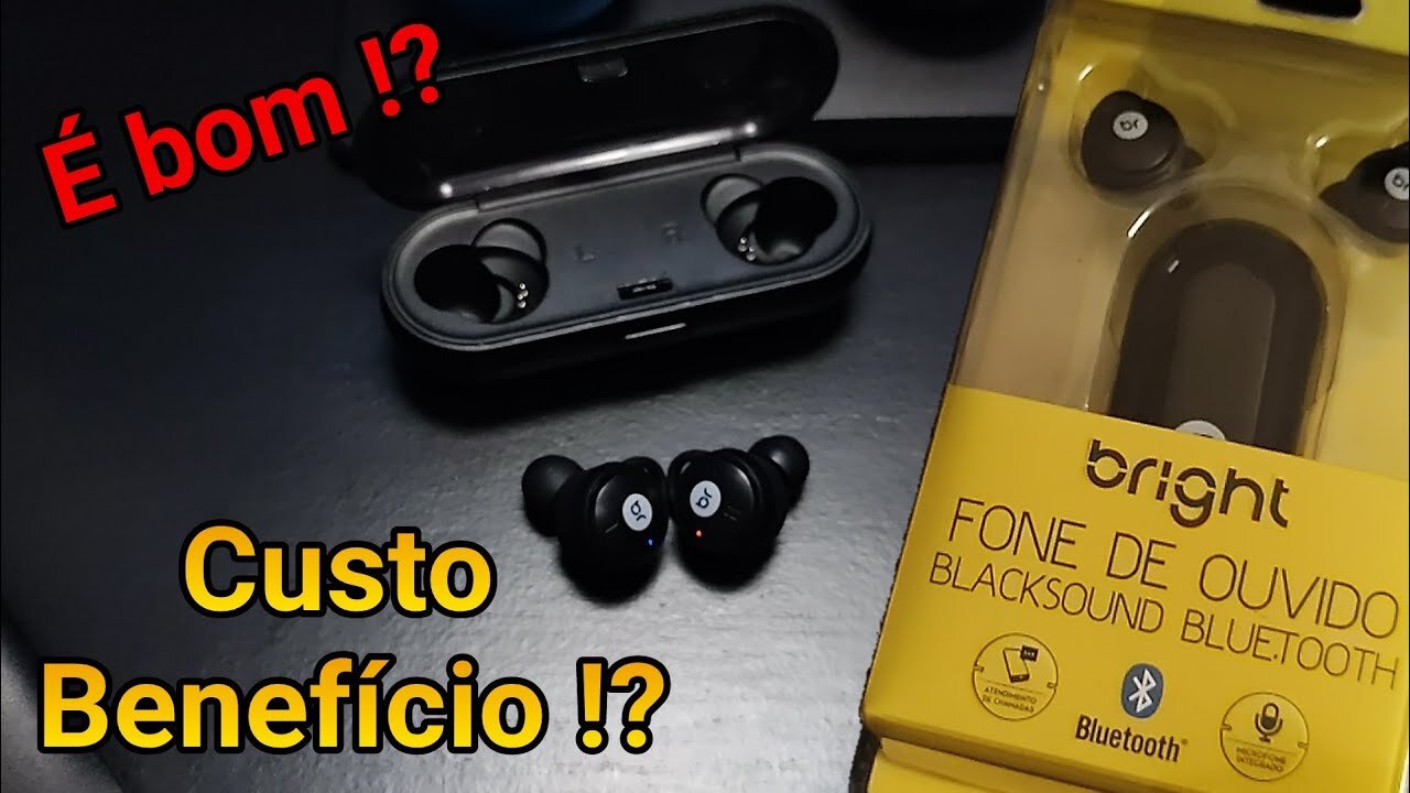 Review Bright Blacksound - Modelo 0514 - Estes fones são realmente bons!?