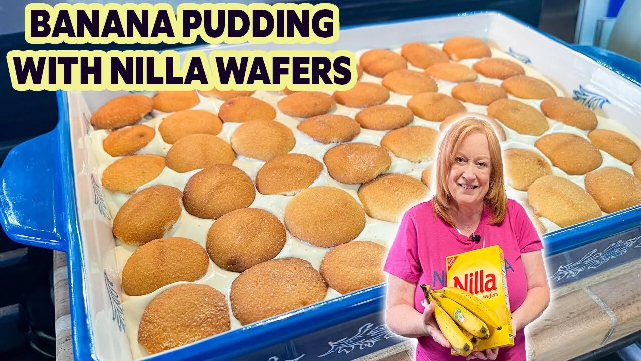 BANANA PUDDING with Nilla Wafers (NO BAKE, ICEBOX DESSERT)