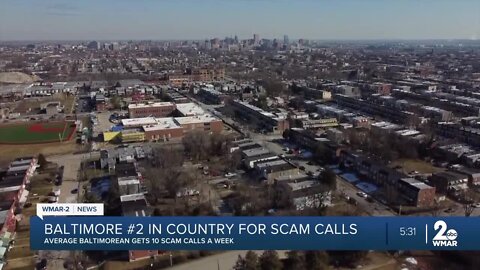 Study: Baltimore ranks 2nd among cities receiving most weekly scam calls