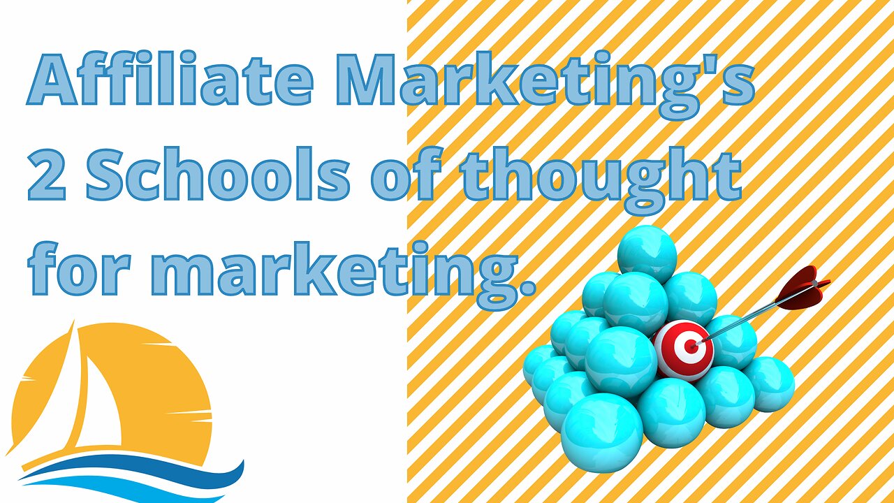 Affiliate marketing 2 Main Schools of thought when promoting an affiliate Offer.