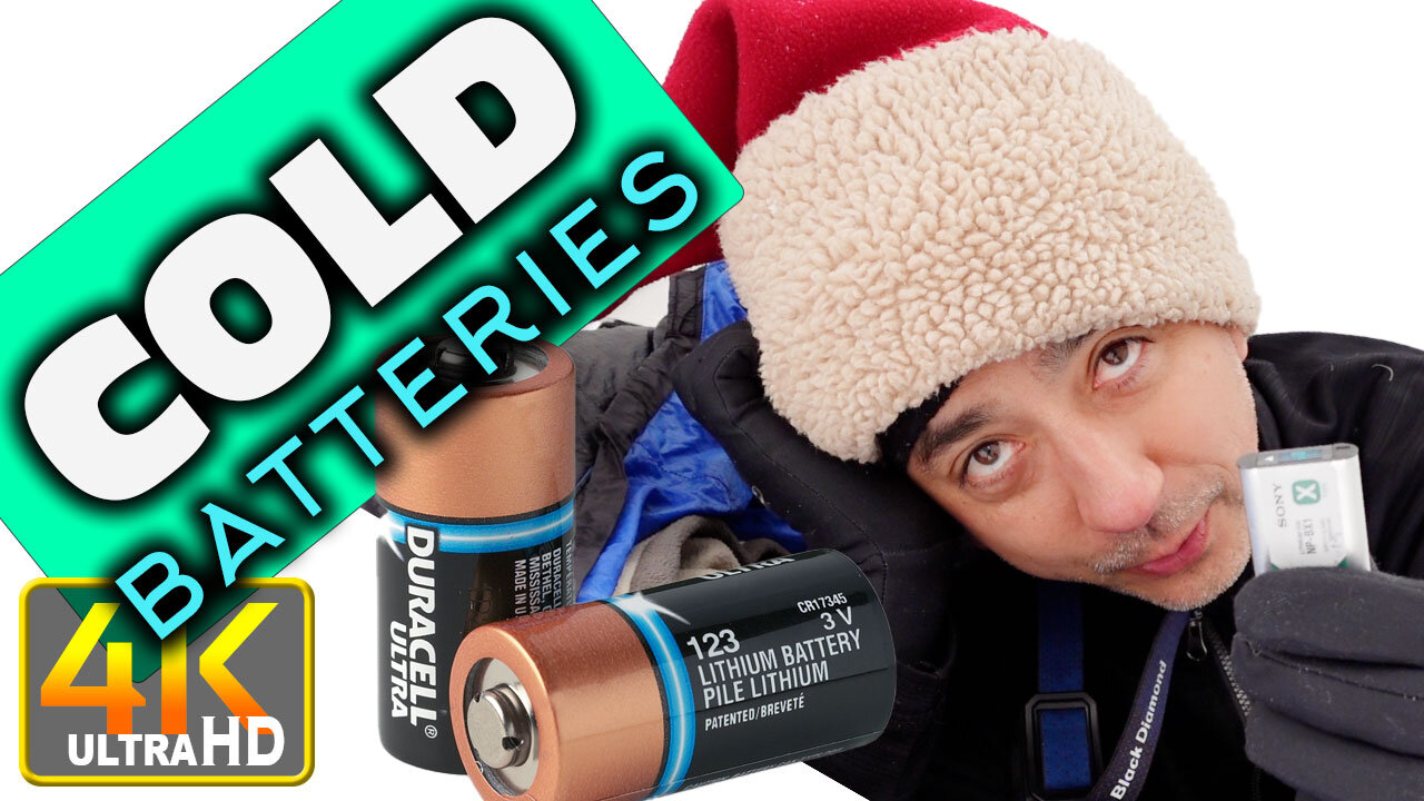 Managing Batteries Camping Cold Winter (4k UHD)