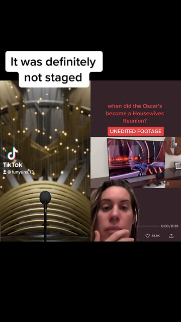 Tik Toks: Will Smith Slaps Chris Rock At Oscars. Unedited Version