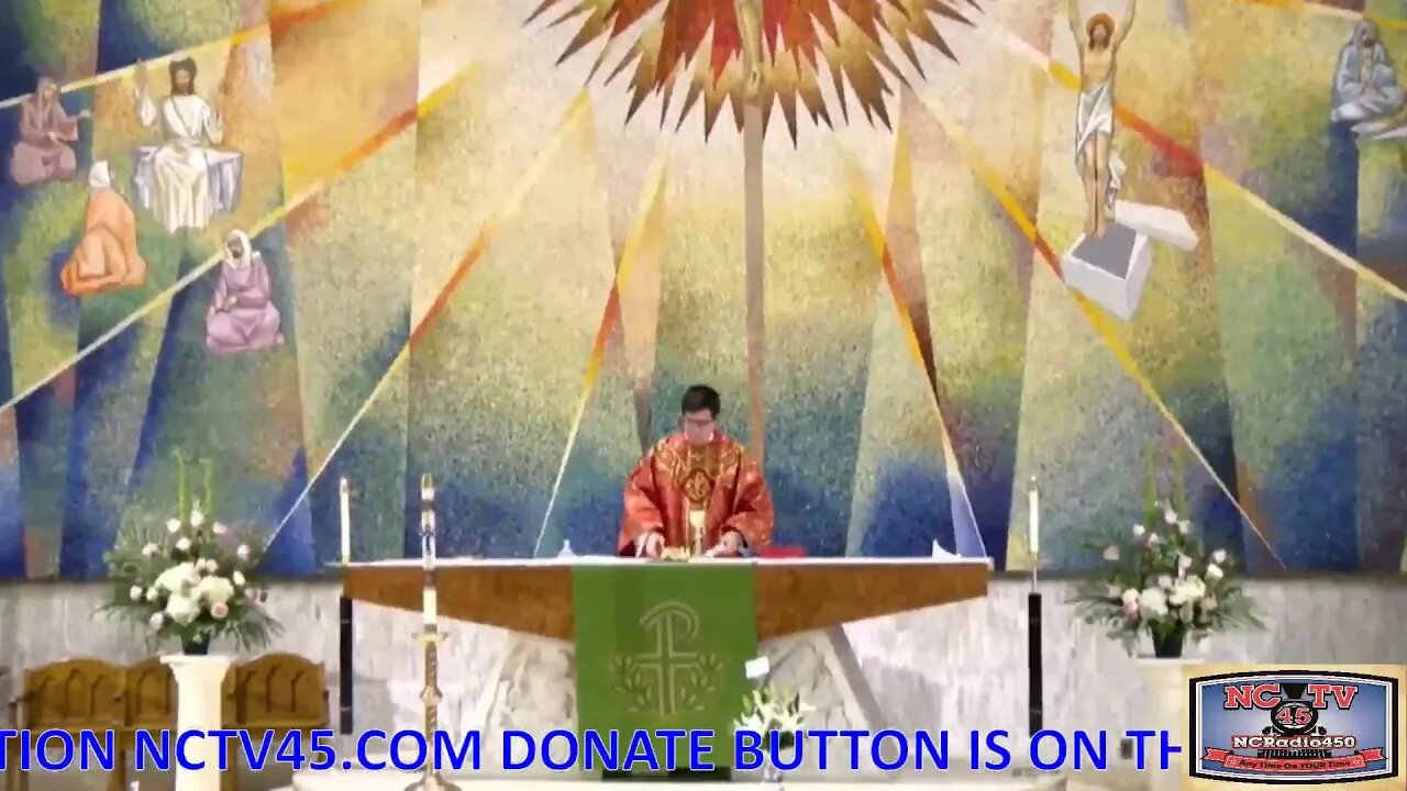 NCTV45 CATHOLIC MASS FROM HOLY SPIRIT PARISH (ST VITUS SITE) FRIDAY AUGUST 14 2020