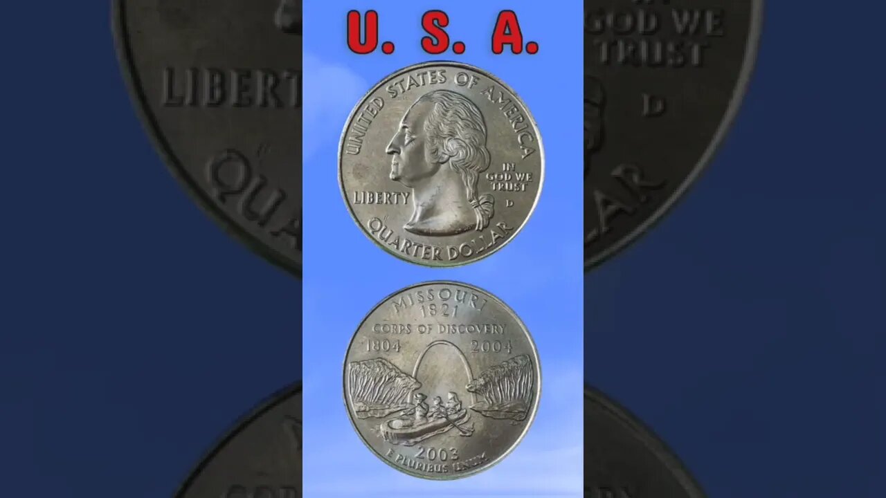 U. S. A. ¼ Dollar 2003.#shorts #education #coinnotesz