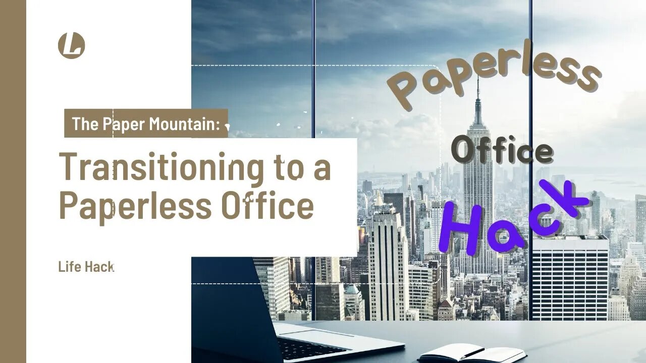 The Paper Mountain: Transitioning to a Paperless Office ,#lifehacks ,#PaperlessOffice,