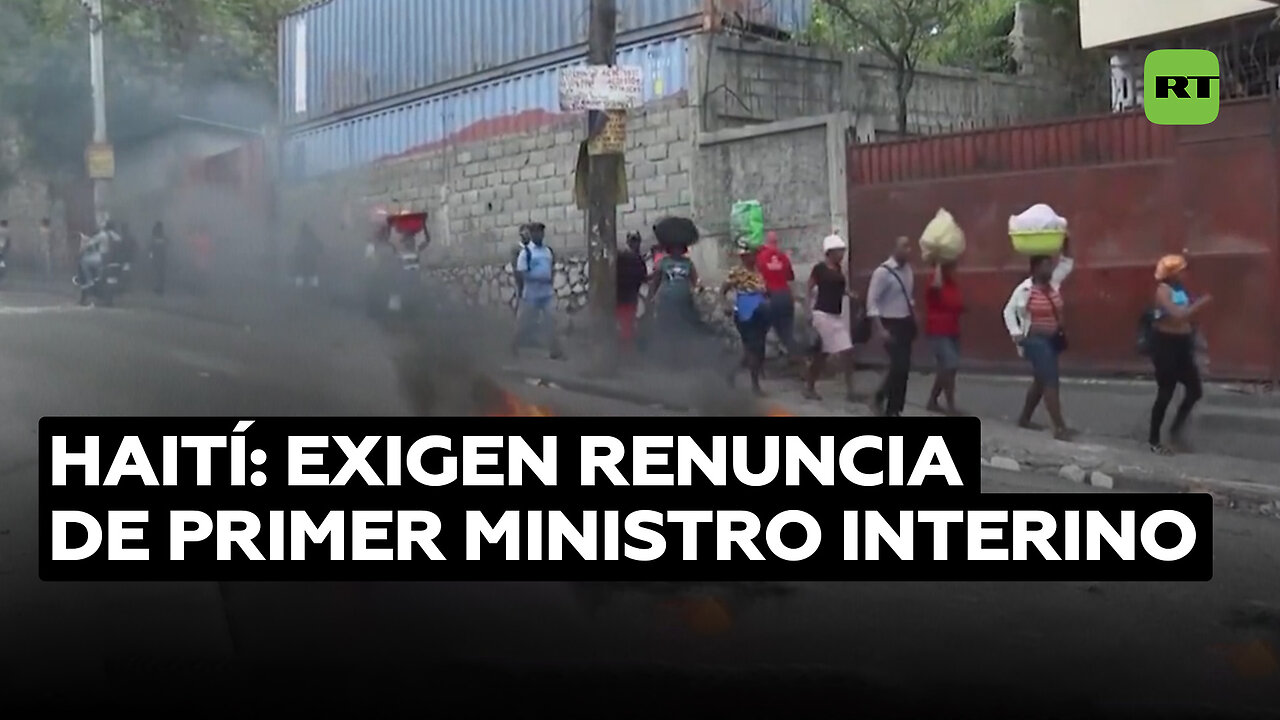 Manifestaciones antigubernamentales para exigir la renuncia del primer ministro interino de Haití