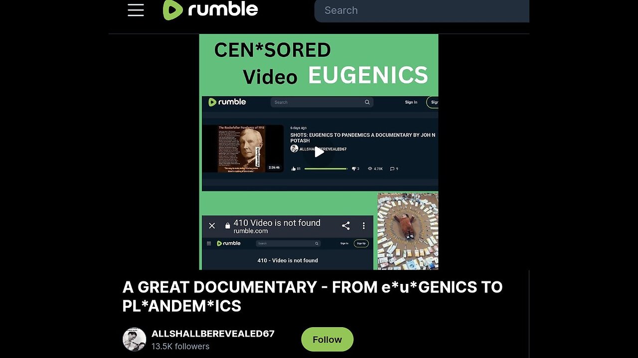 FROM EUGENICS TO PLANDEMICS #documentary #mustsee