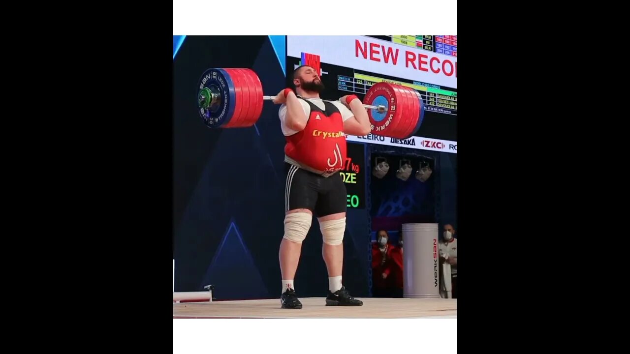 Lasha Talakhadze 267kg no Arremesso. Recorde Mundial #Shorts