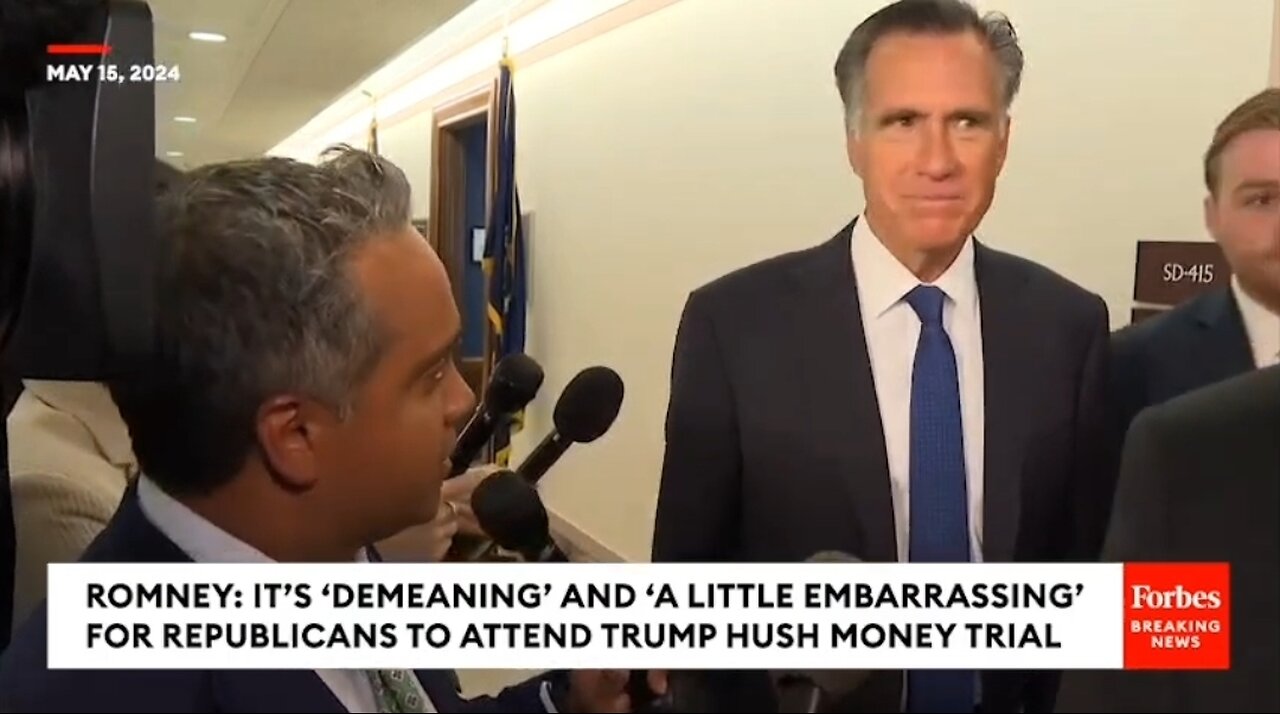 Romney Calls Republicans Supporting Trump Embarrassing