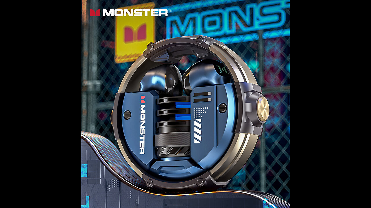 Monster XKT10 Bluetooth Earphones Wireless || Gamer and sports