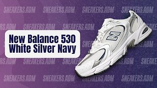 New Balance 530 White Silver Navy - MR530SG - @SneakersADM