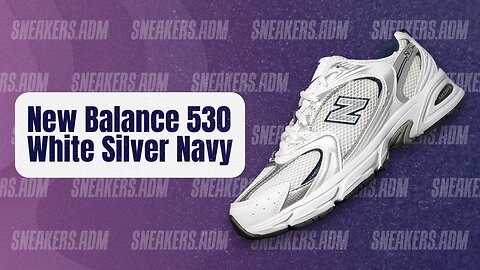 New Balance 530 White Silver Navy - MR530SG - @SneakersADM