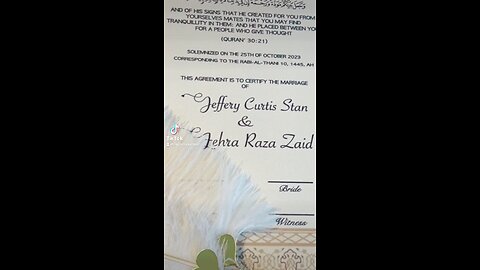 Luxury Marriage Certificate