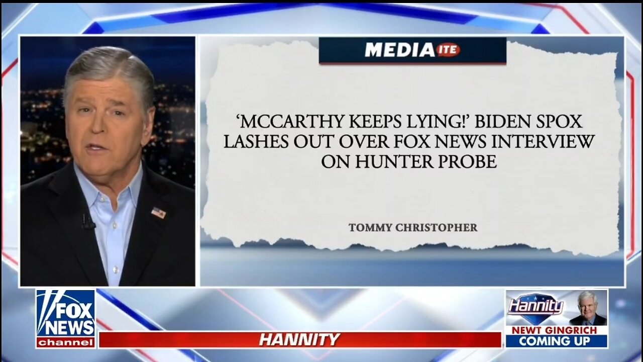 Hannity Hit A Nerve At The Biden White House