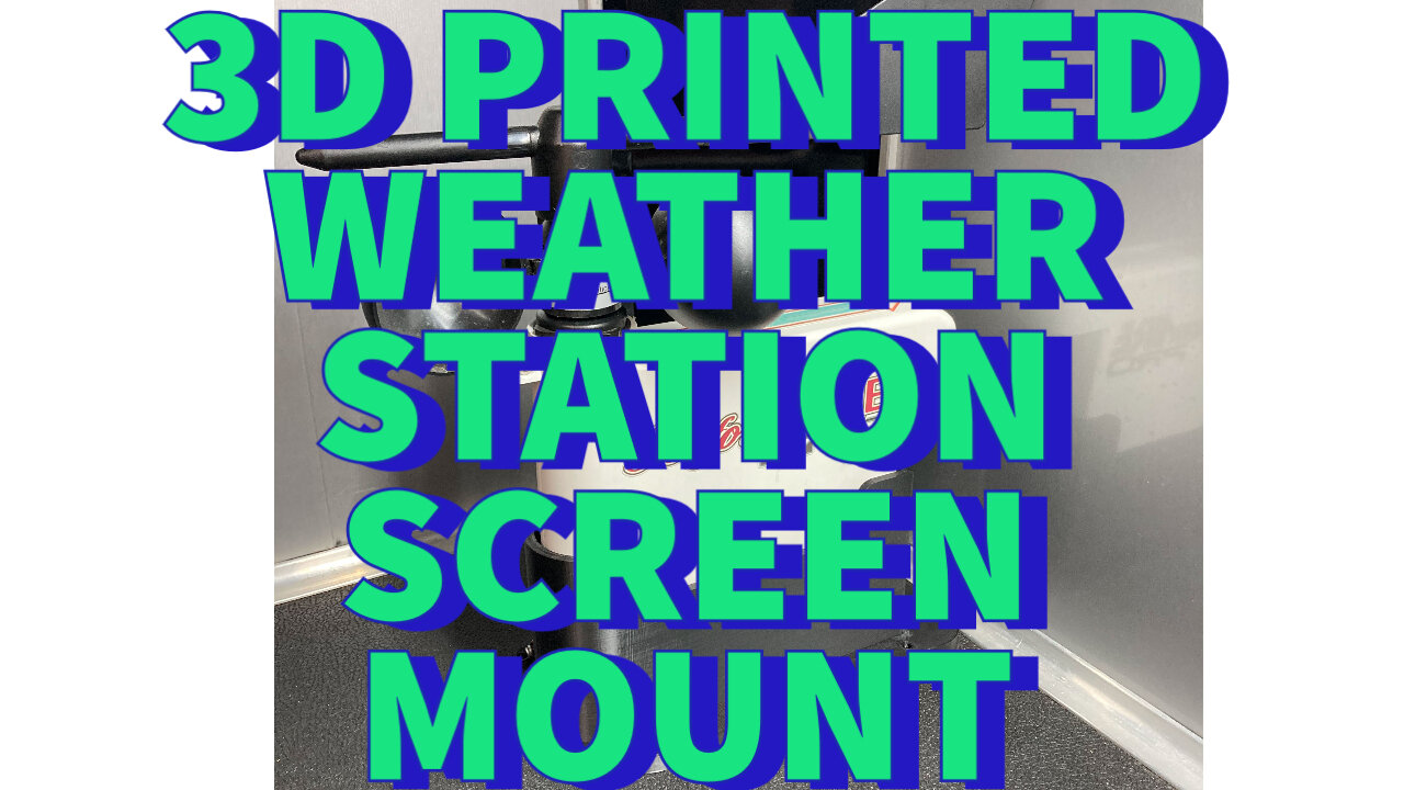 3D Printed LCD Screen Mount #3dprinting #flsun #subscribe #sunlu #hatchbox #eryone #plastic