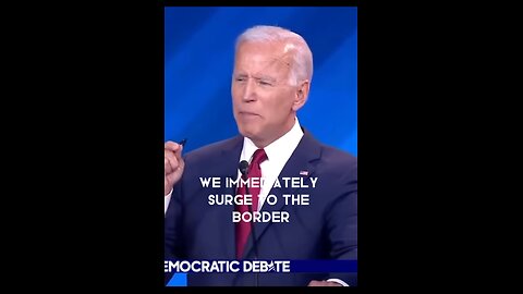 Biden urging foreigners to surge the Border