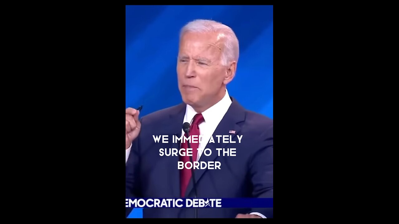 Biden urging foreigners to surge the Border